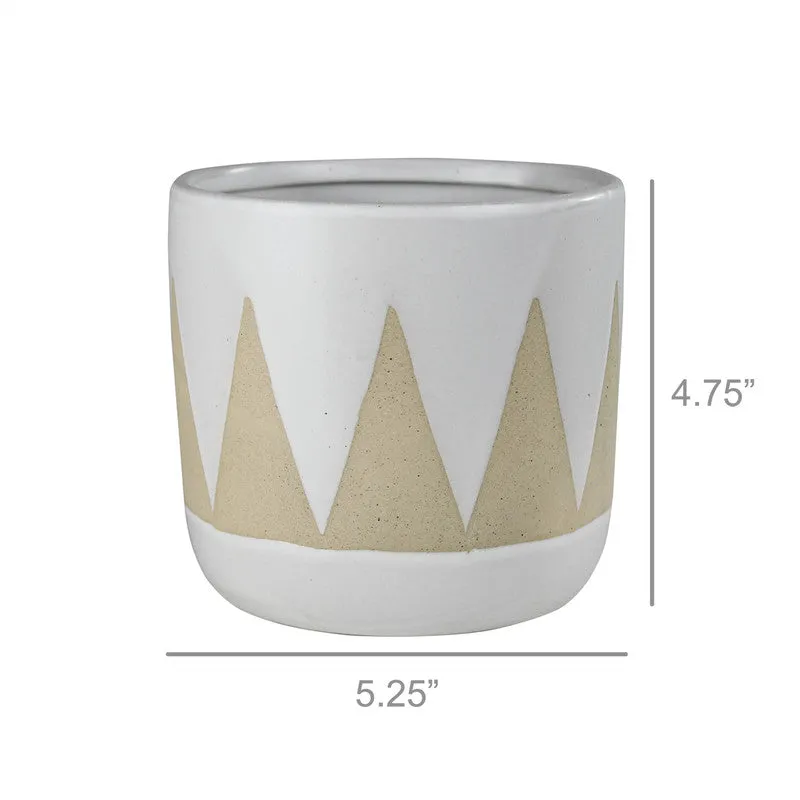 Cielo Cachepot, Ceramic - Peaks