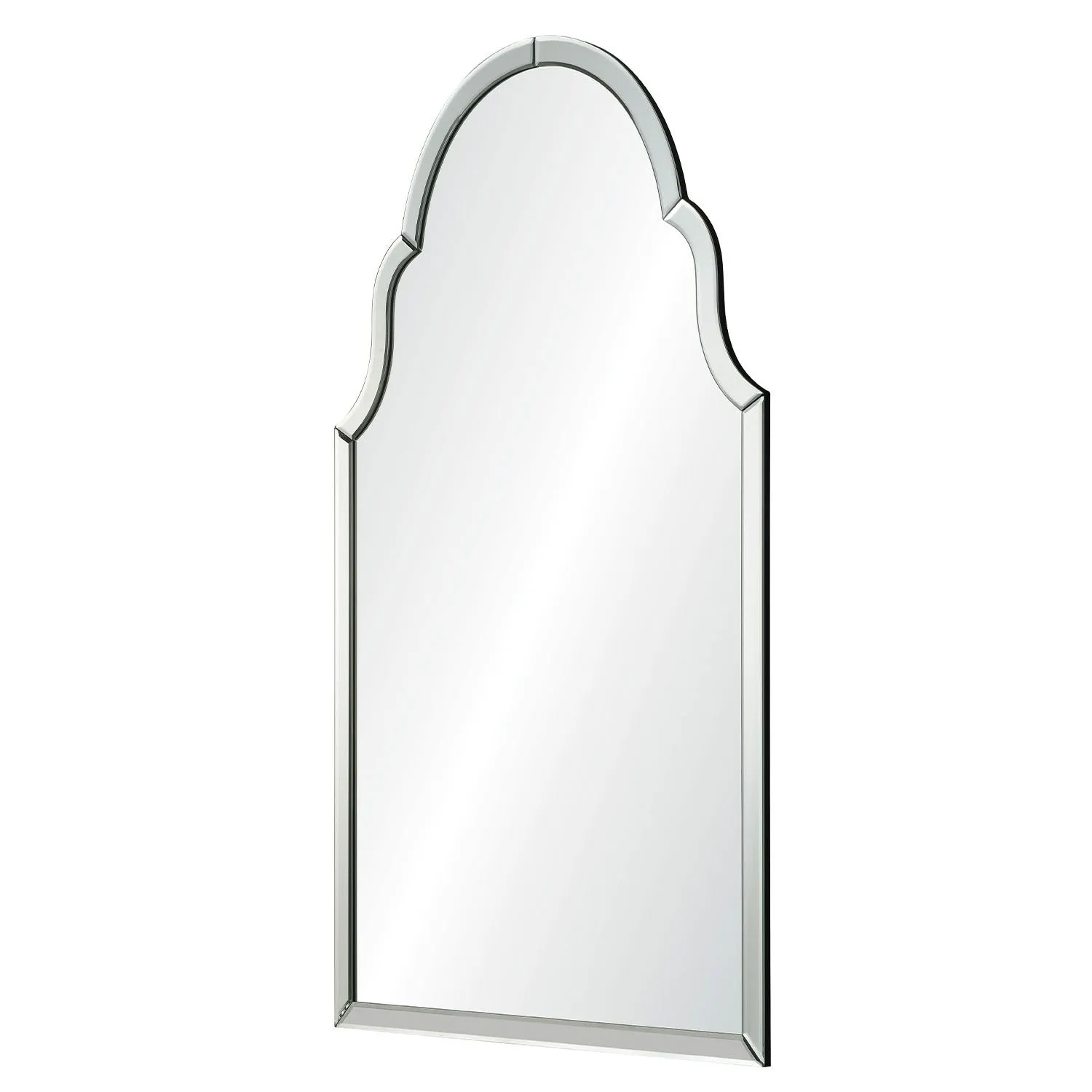 Classic Mirror Framed Arc Wall Mirror