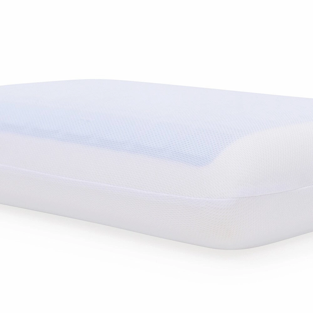 Classic Brands Destiny Reversible Gel and Memory Foam Travel Pillow