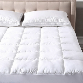 Classic Brands Oden Quilted Baffle Box Ultimate Waterproof Mattress Protector mattress pads,mattress topper,bed protection