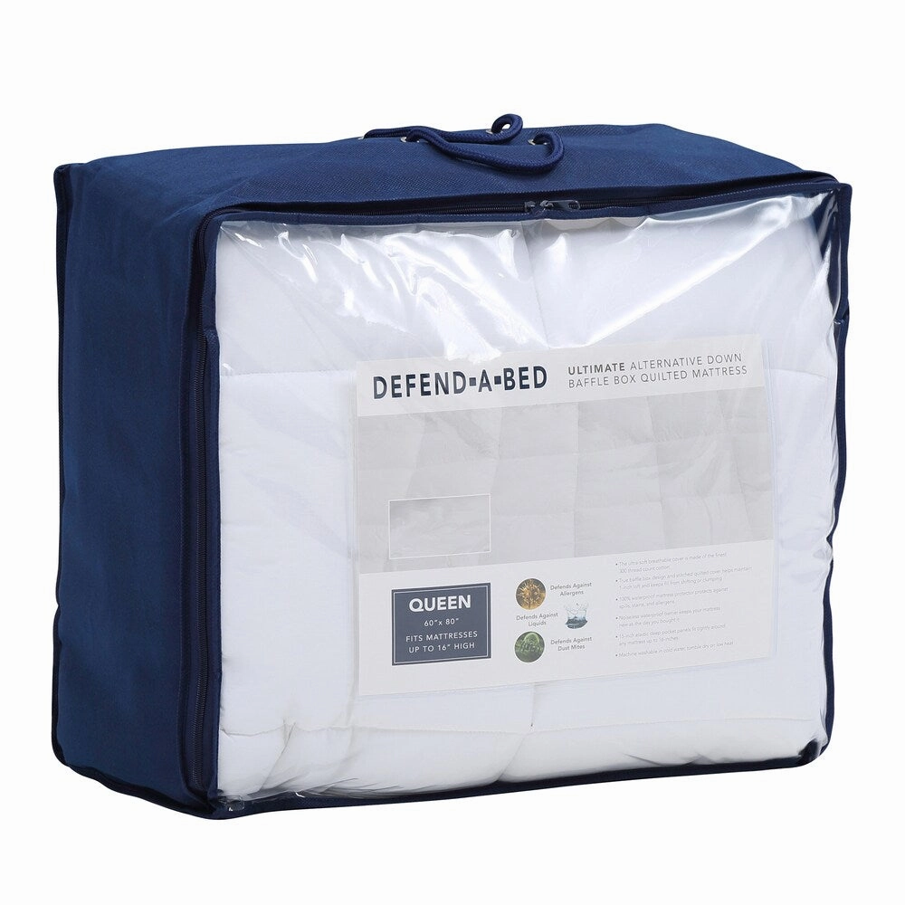 Classic Brands Oden Quilted Baffle Box Ultimate Waterproof Mattress Protector