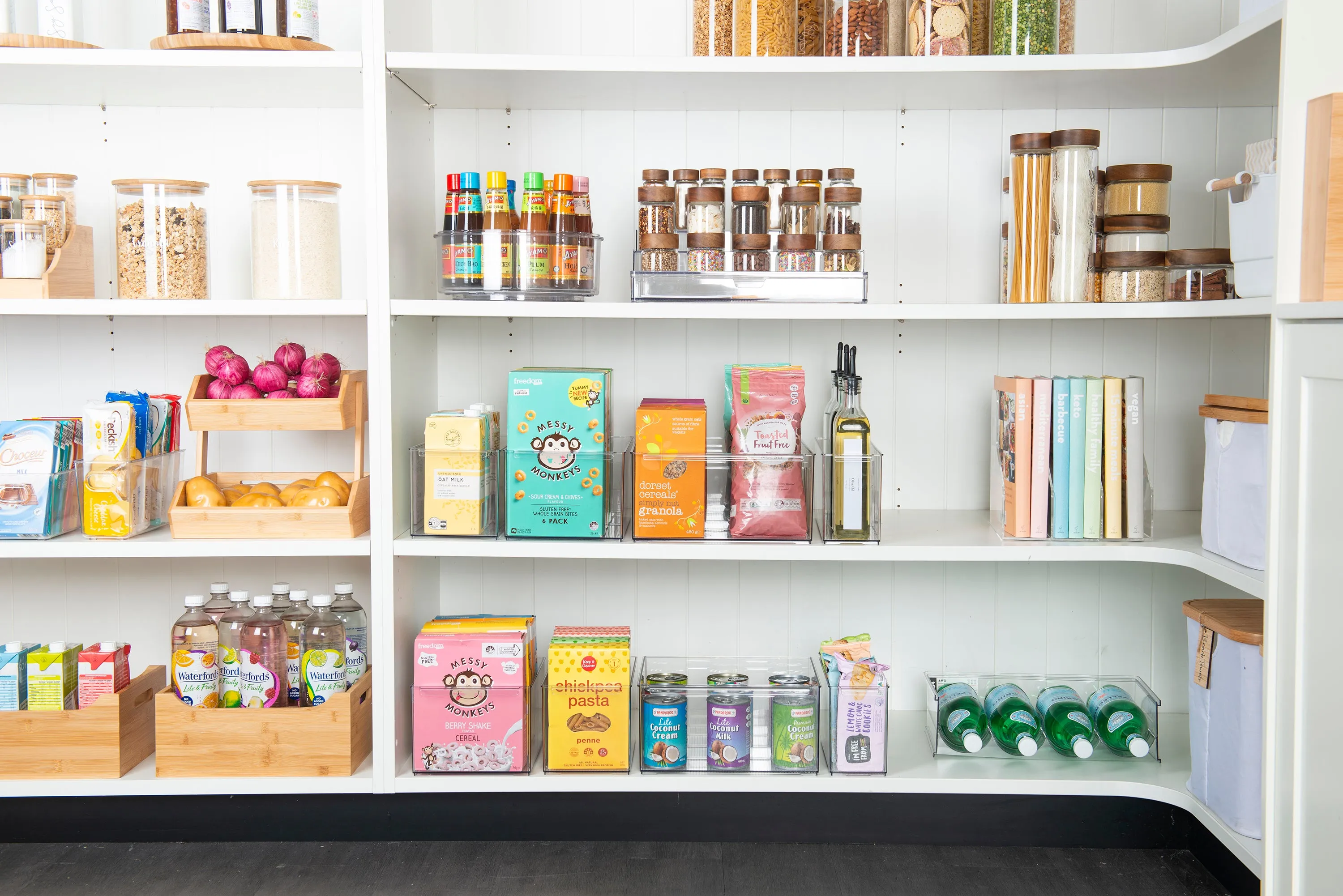 Clear Herb & Spice Shelf With Drawer