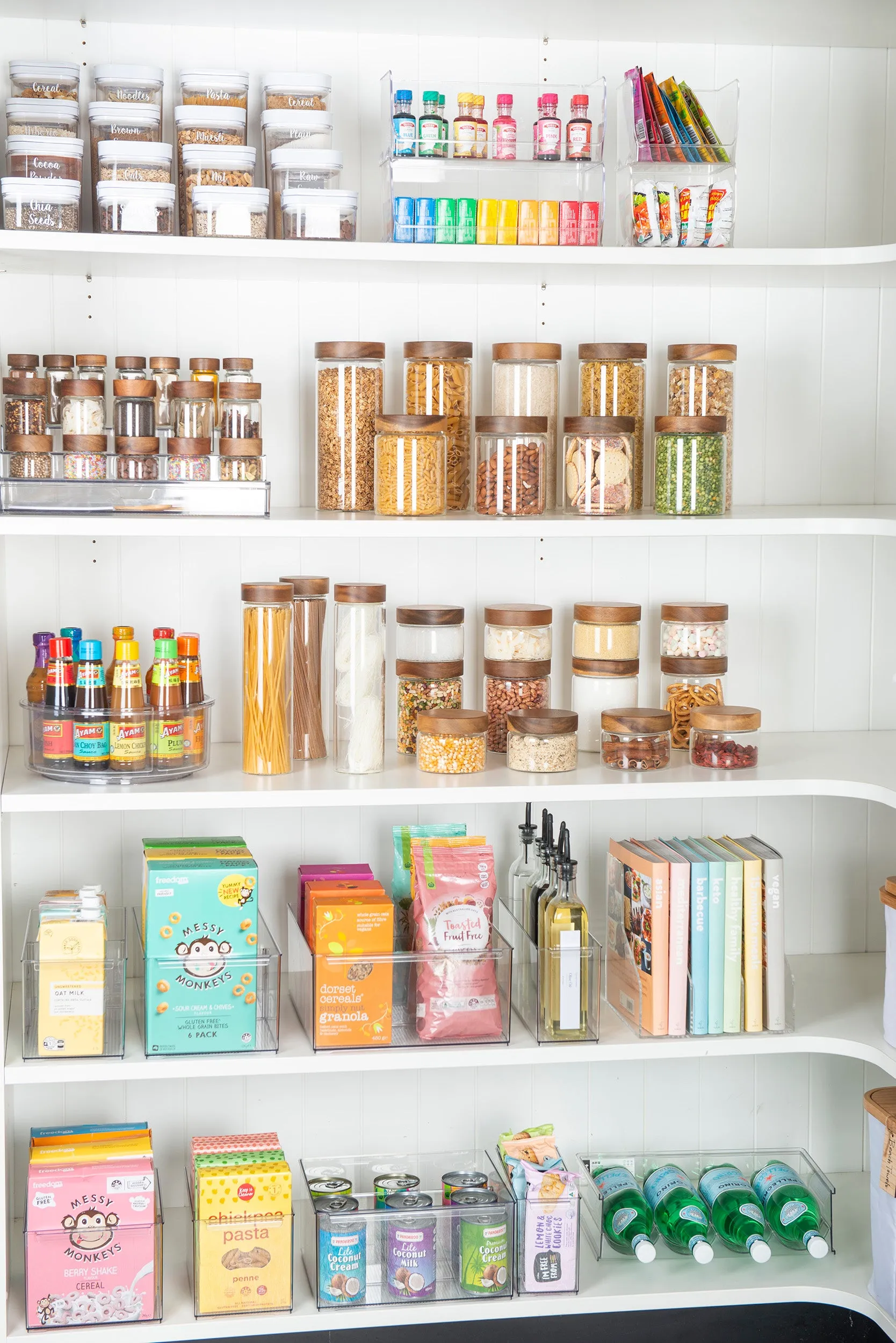 Clear Herb & Spice Shelf With Drawer