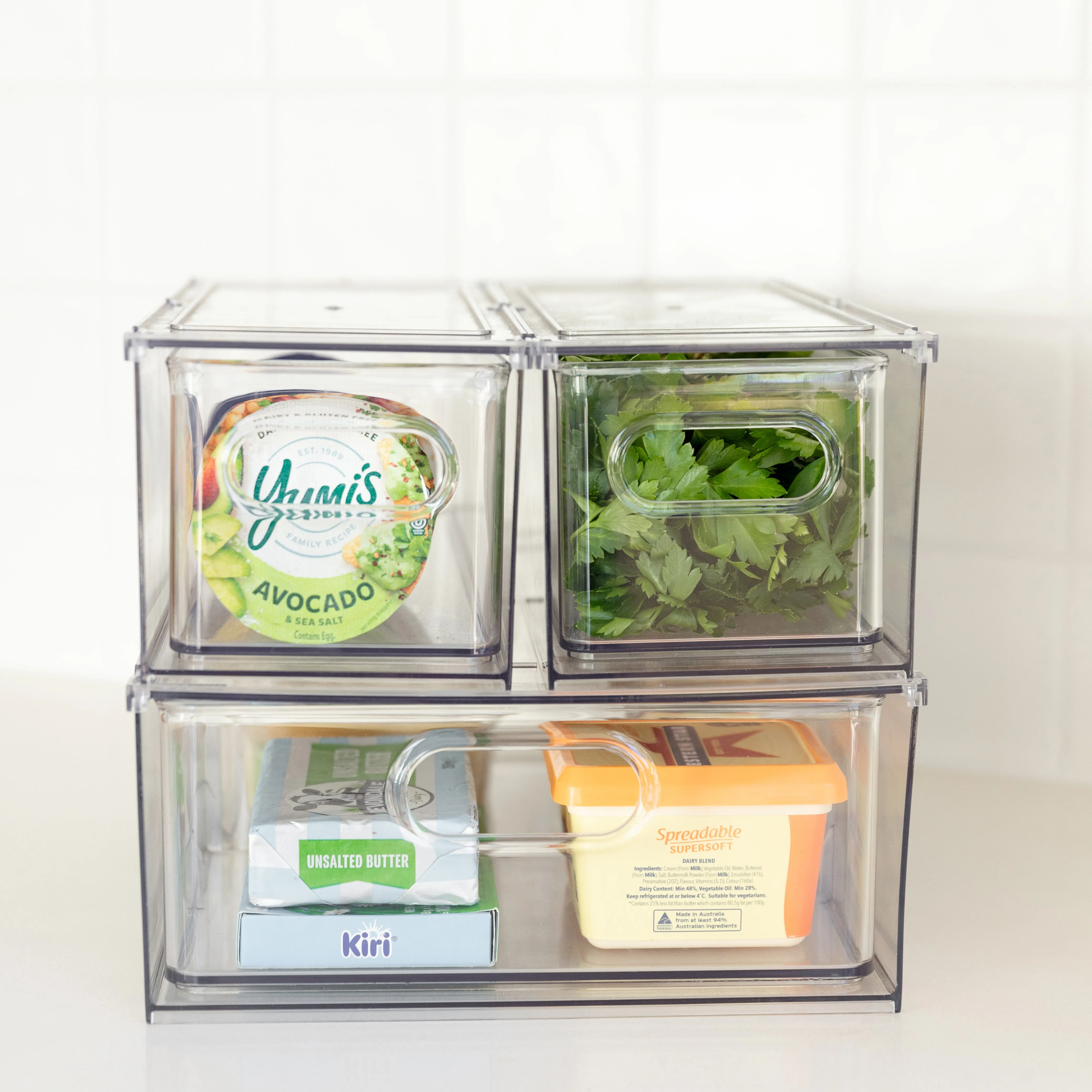 Clear Modular Drawer Organiser Medium