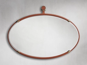 Clement Horizontal Oval Wall Mirror Wall Mirrors,round wall mirror