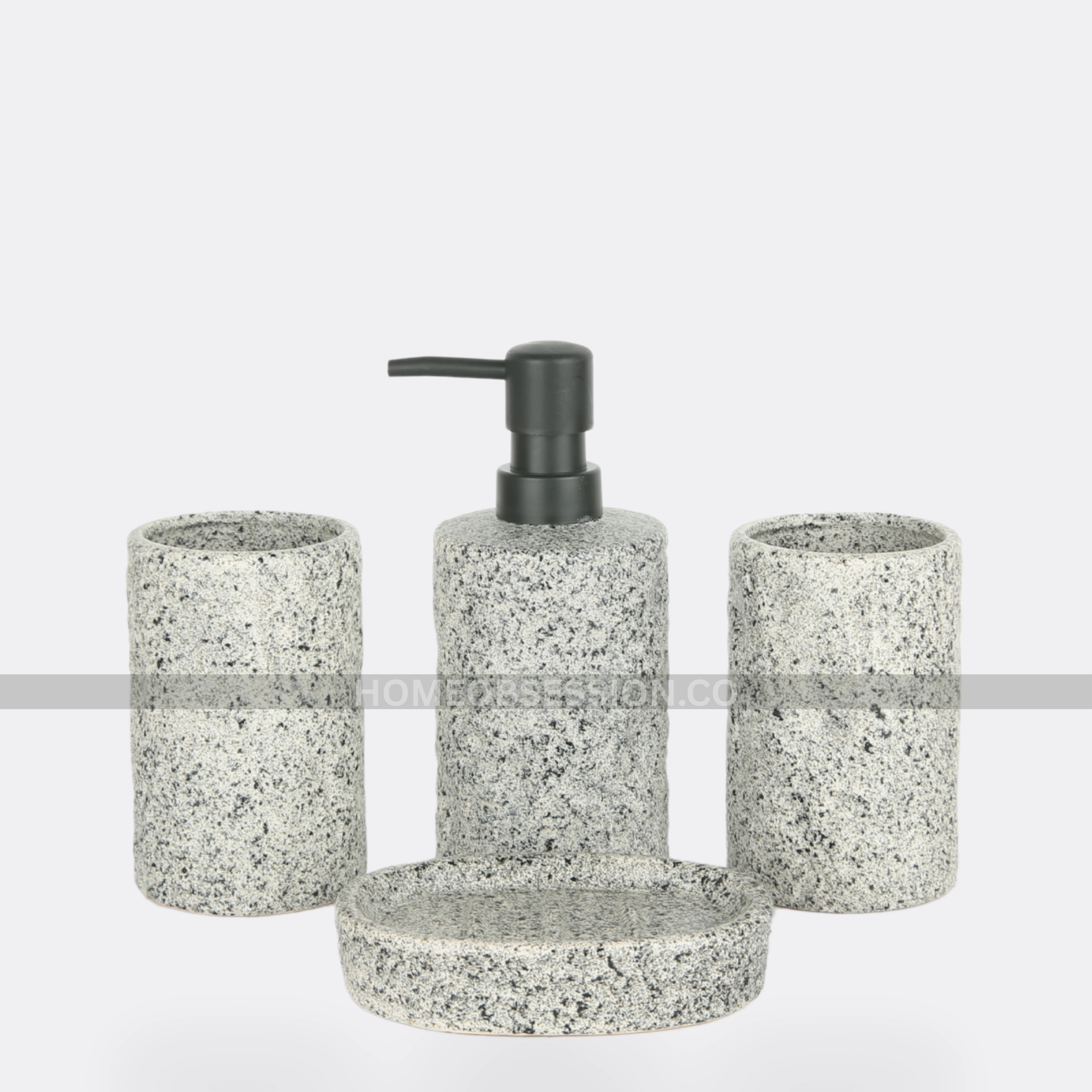 Cliff Bath Set Shower Curtain,Waterproof Curtain