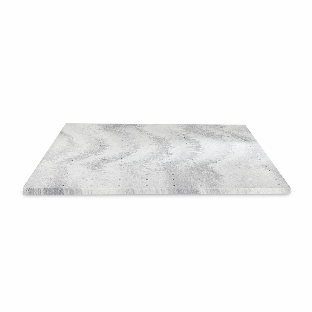 CLOSEOUT Bodipedic 1.5-Inch Charcoal Swirl Memory Foam Mattress Topper