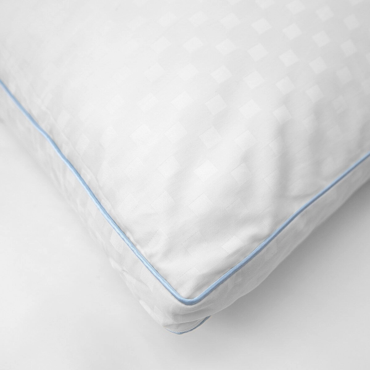 CLOSEOUT SensorPEDIC Luxury Dual Comfort Reversible Bed Pillow with 400 Thread Count Cotton Cover - White