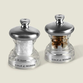 Cole & Mason Button Salt & Pepper Mill Set Kitchen Accessories,kitchen counter accessories