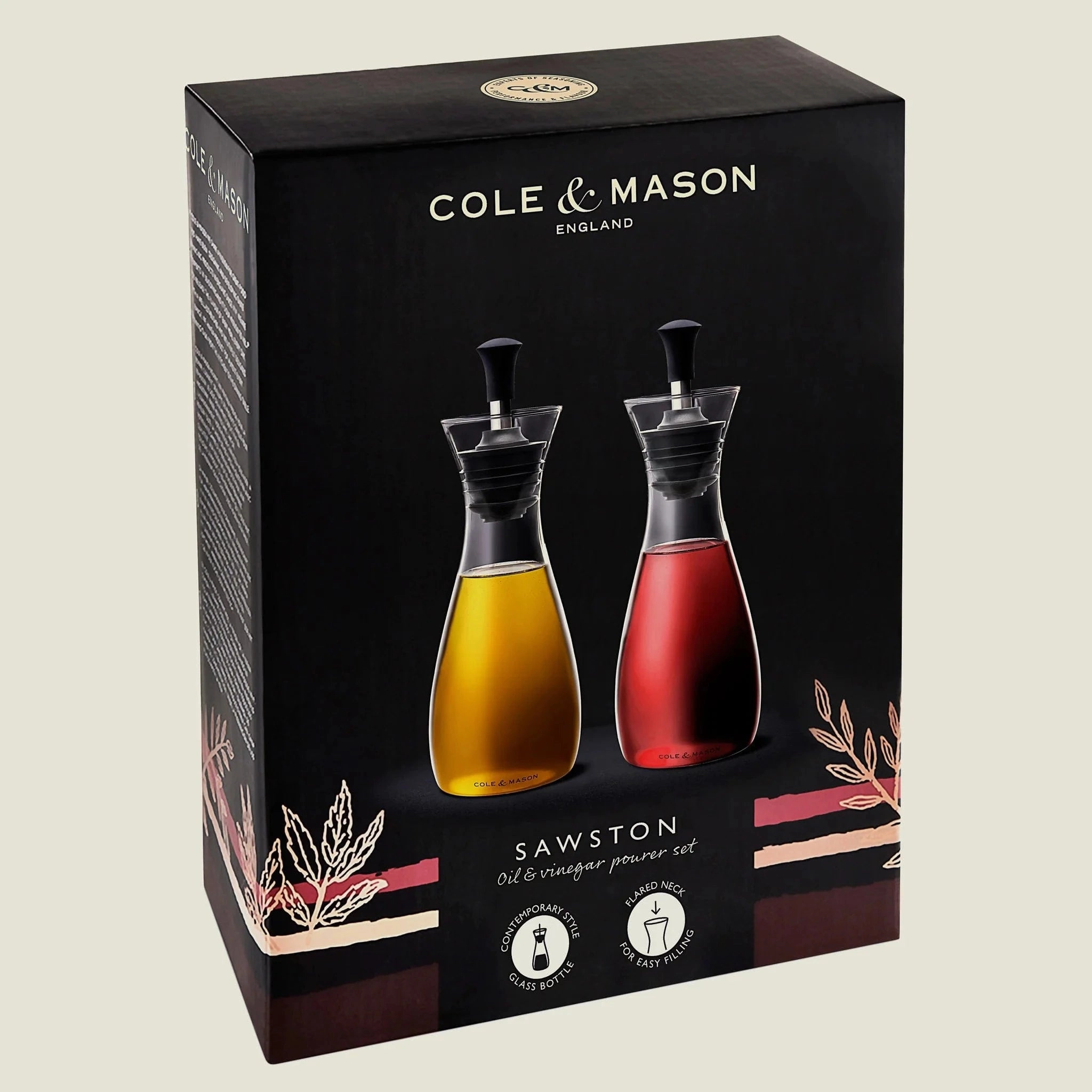 Cole & Mason Haverhill Oil & Vinegar Pourers Set 450ml