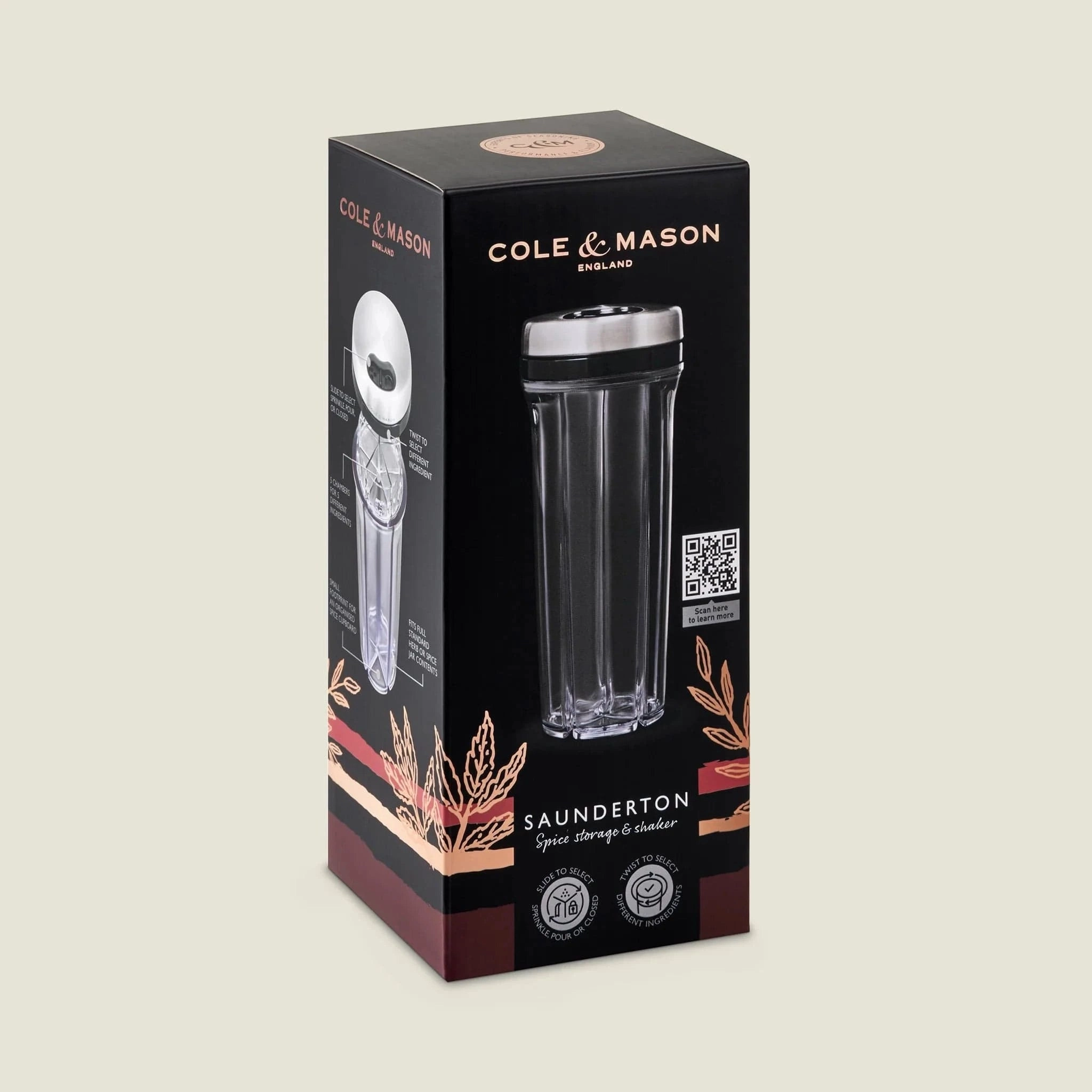 Cole & Mason Saunderton Empty Storage & Shaker