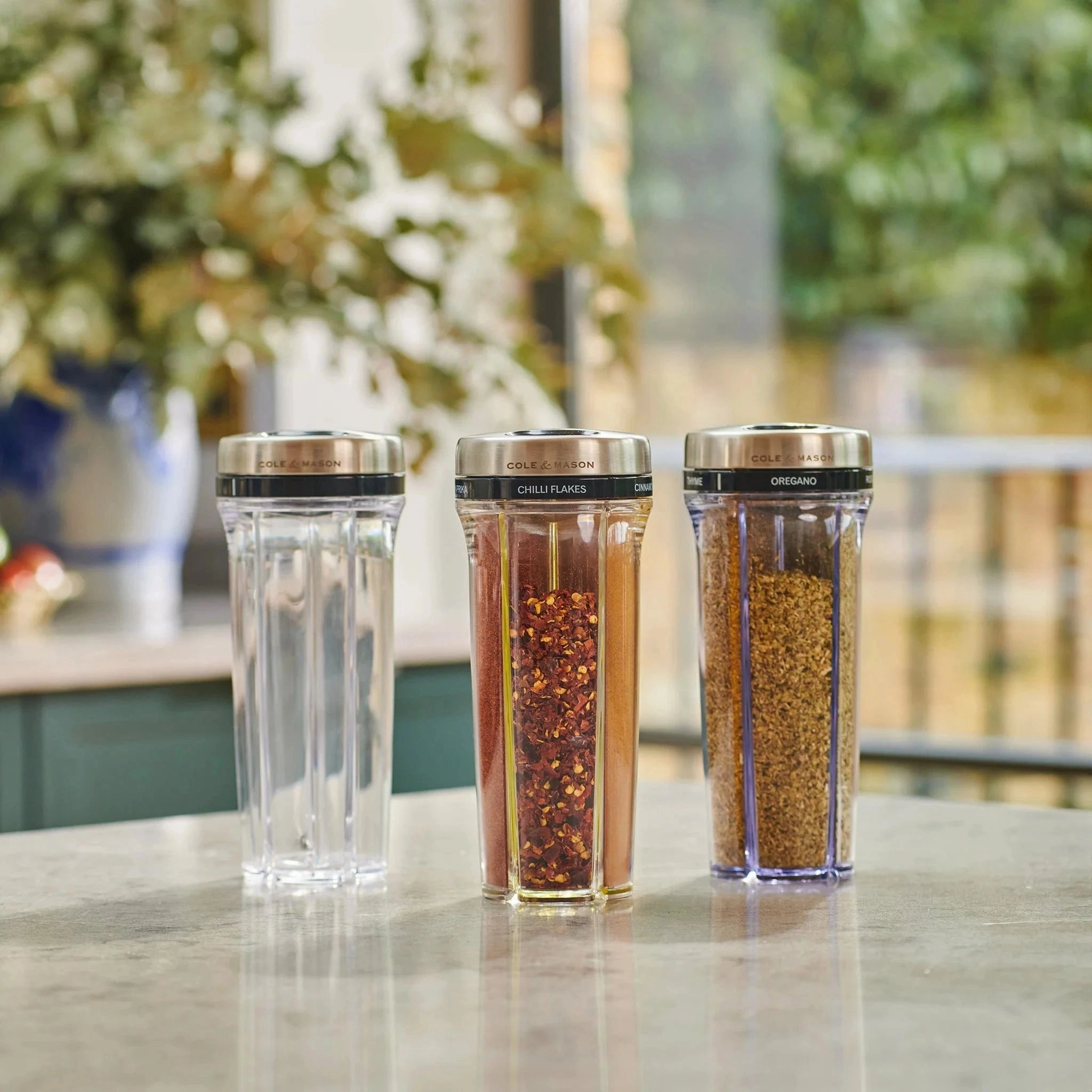 Cole & Mason Saunderton Herb Filled Storage & Shaker