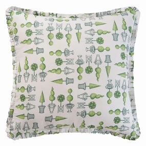 Colonial Williamsburg 26" x 26" Boxwood Abbey Euro Sham pillowcases,cotton pillow covers,bed linen