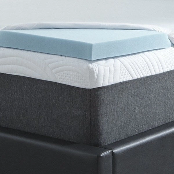 ComforPedic Loft from Beautyrest 3-inch NRGel Flat Topper with Kool Knit Cover