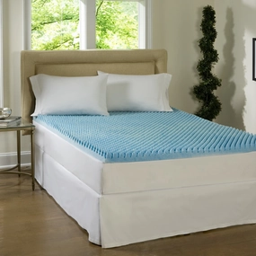 Comforpedic Loft from Beautyrest Dorm 4-inch Textured Gel Memory Foam Mattress Topper mattress pads,mattress topper,bed protection