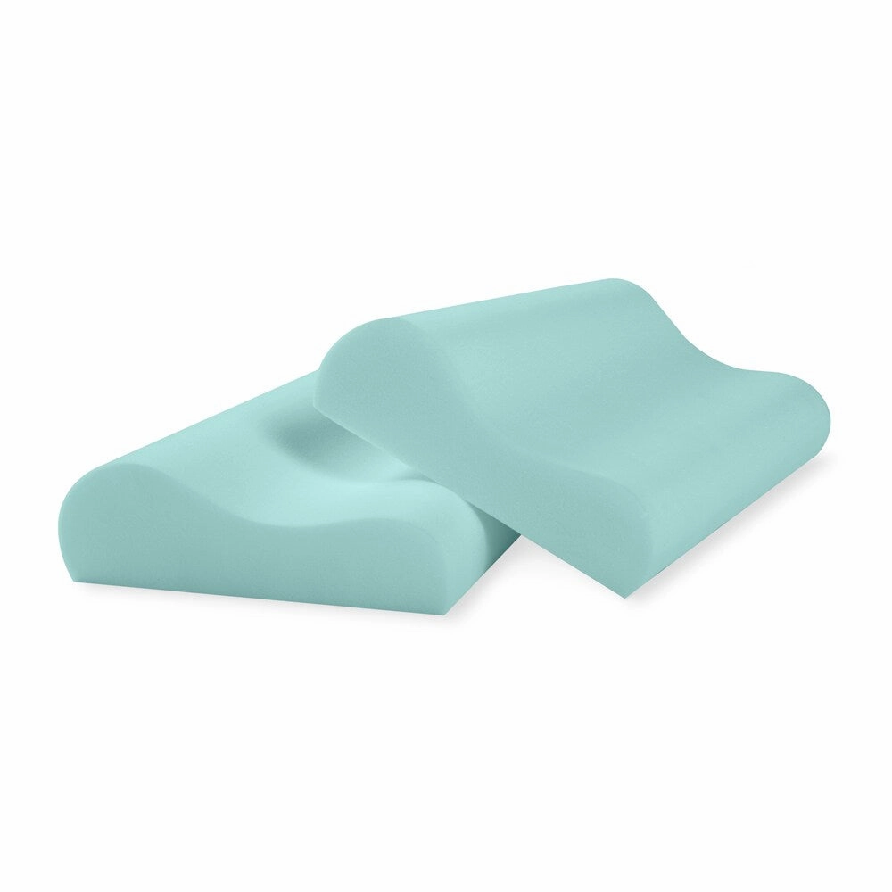 Comfort Dreams 3-inch Memory Foam Mattress Topper with Two Bonus Contour Pillows