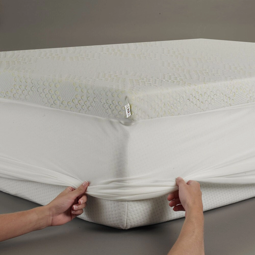 Comfort Dreams Lifestyle Collection Relief 3-inch Gel-infused Memory Foam Topper with Cover