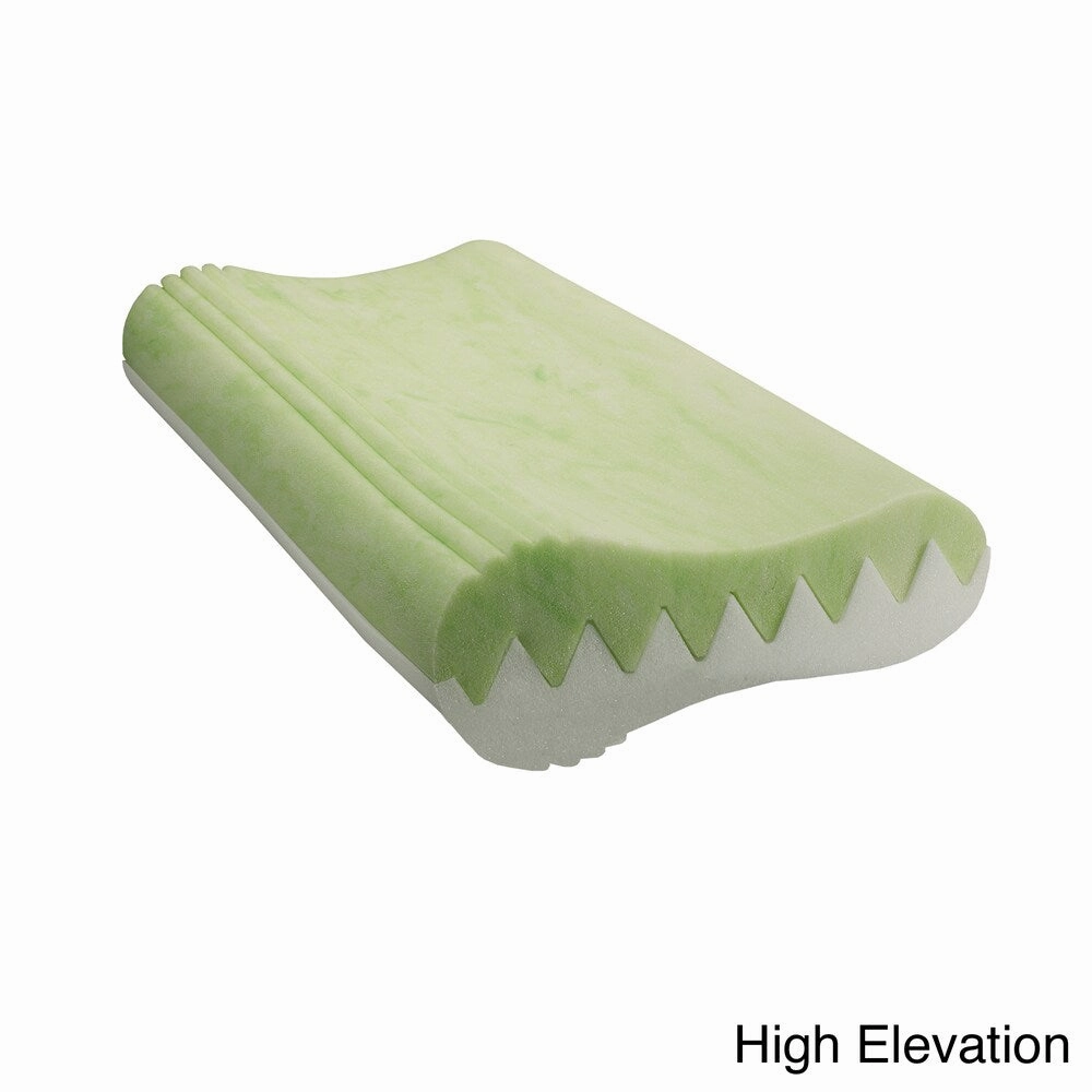 Comfort Dreams Lifestyle Collection Relief Gel-infused Memory Foam Pillow