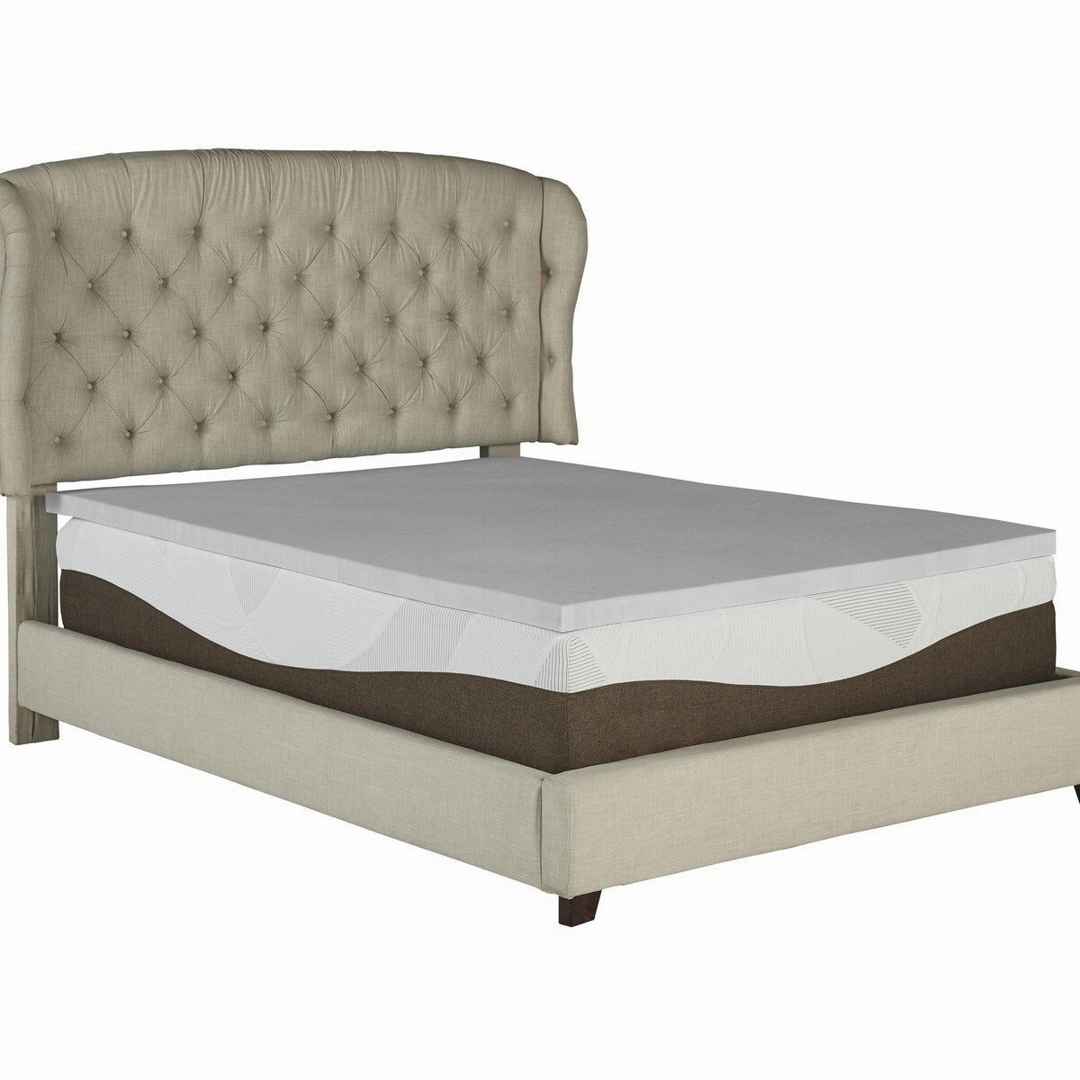 Comfort Essentials Memory Foam Mattress Topper - Two Thickness Options