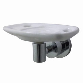 Concord Toothbrush and Tumbler Holder - Polished Chrome Toothbrush Holder,Bathroom Organizer