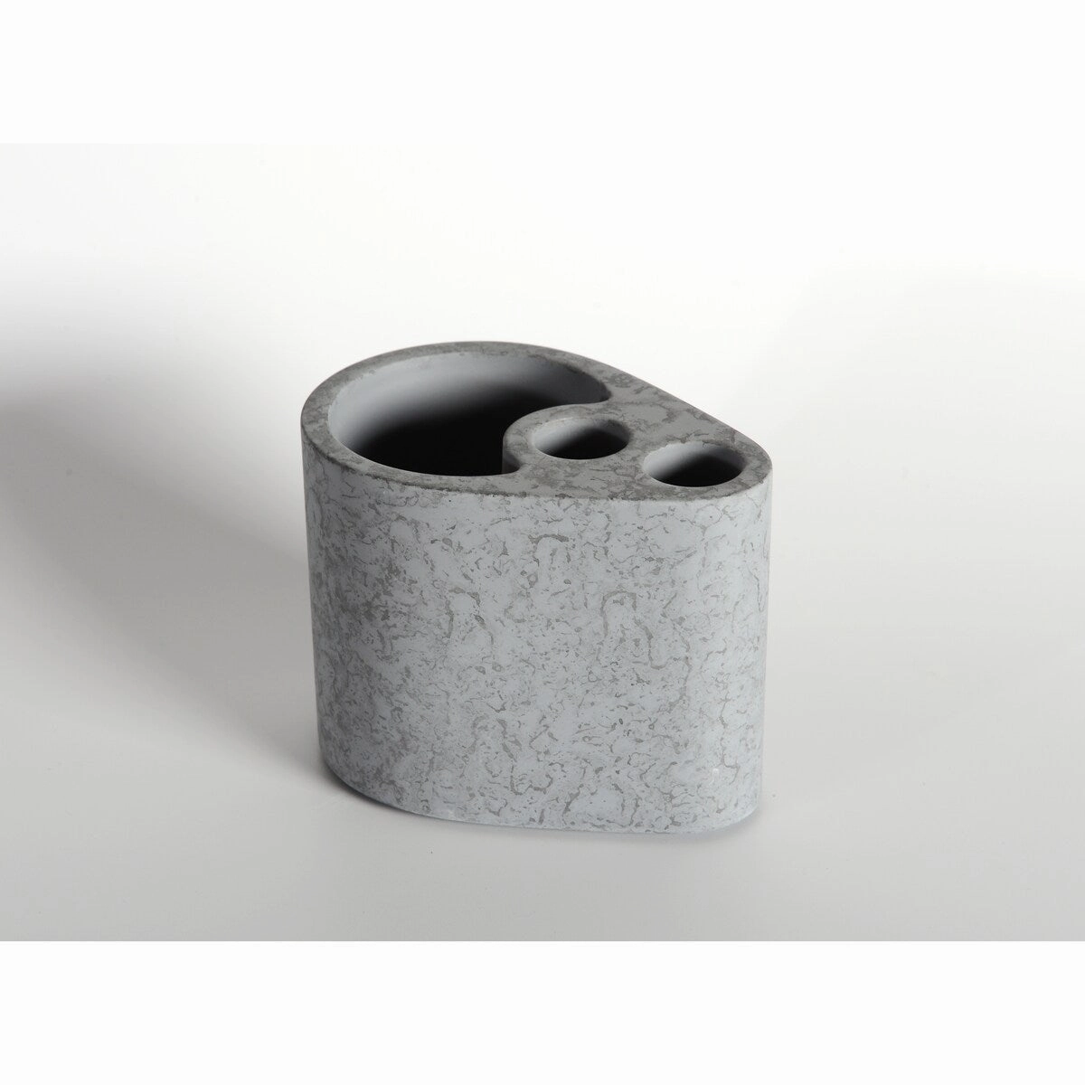Concrete terrazzo Bath Accessory Set,White Sandstone Color