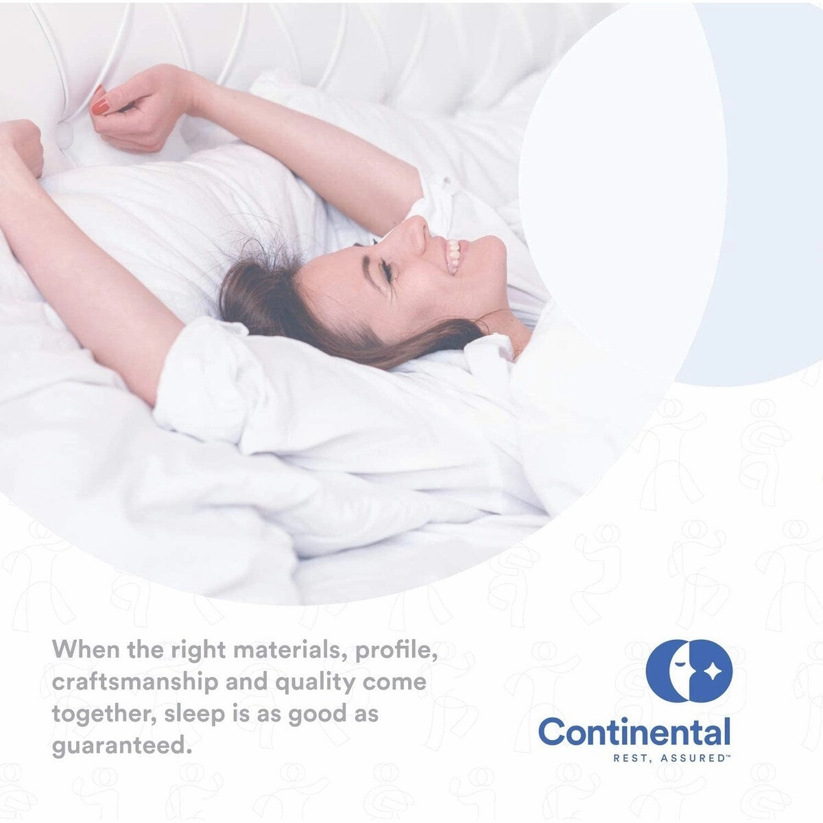Continental Bedding - Siberian White Goose Down Pillow - 800 Fill Power pillows,bed pillow,sleeping cushion