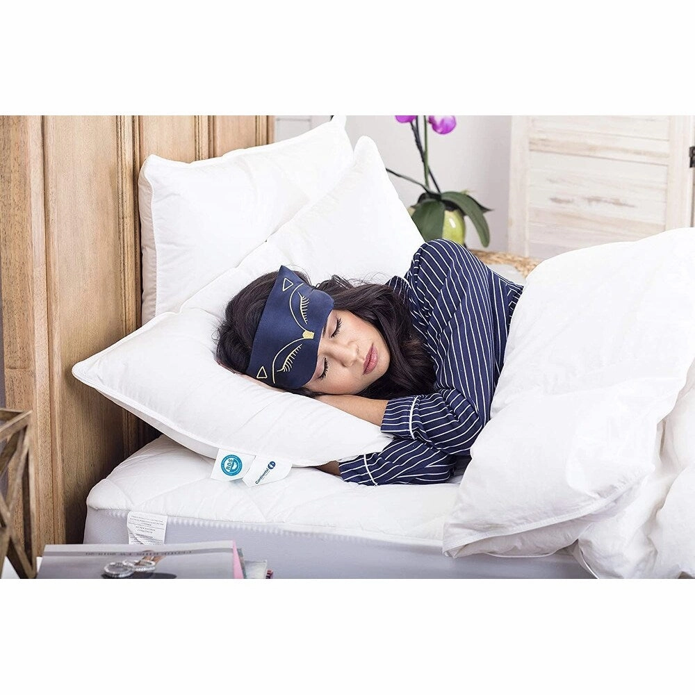 Continental Bedding - Siberian White Goose Down Pillow - 800 Fill Power
