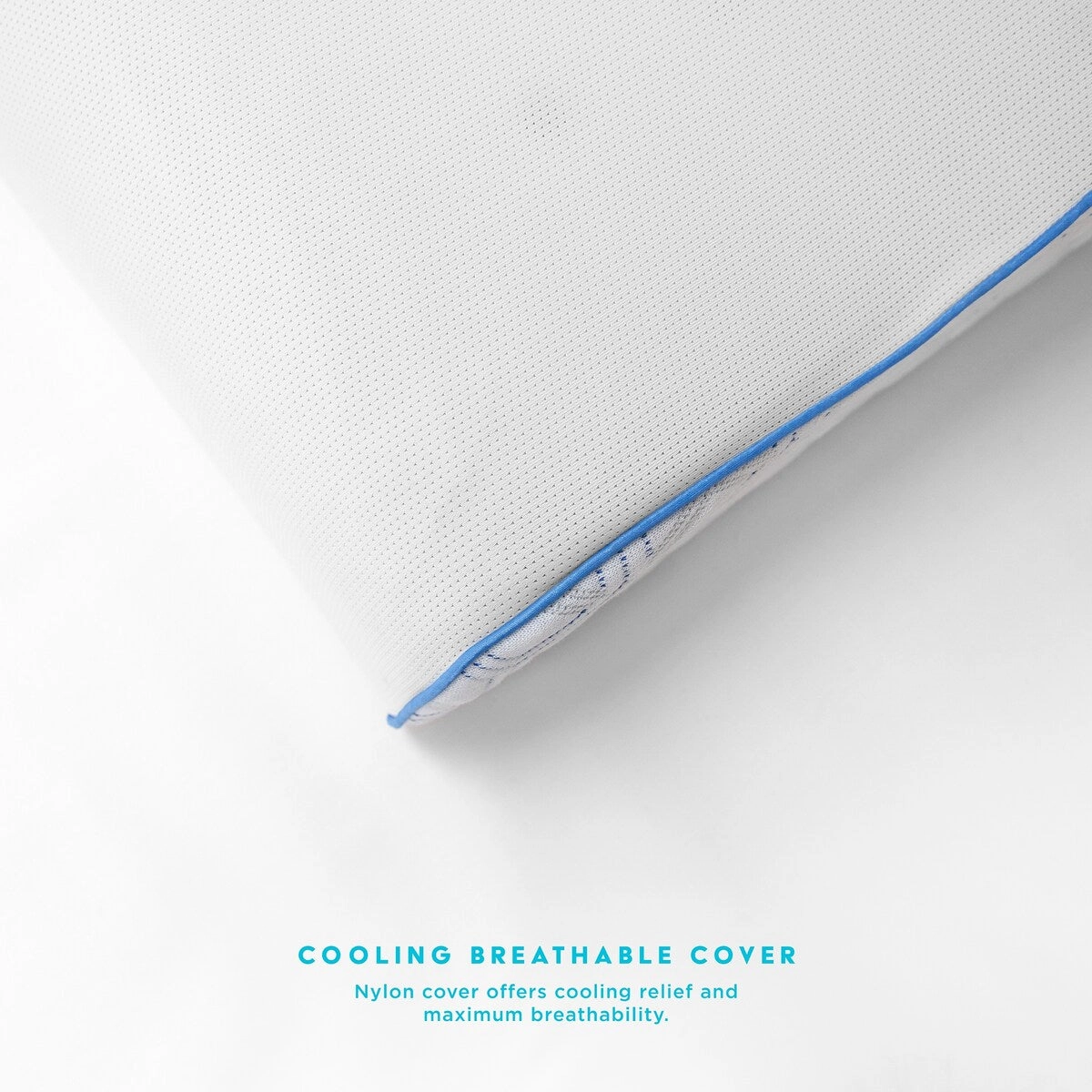 Cool Coat Gel Memory Foam Oversized Contour Performance Bed Pillow from SensorPEDIC