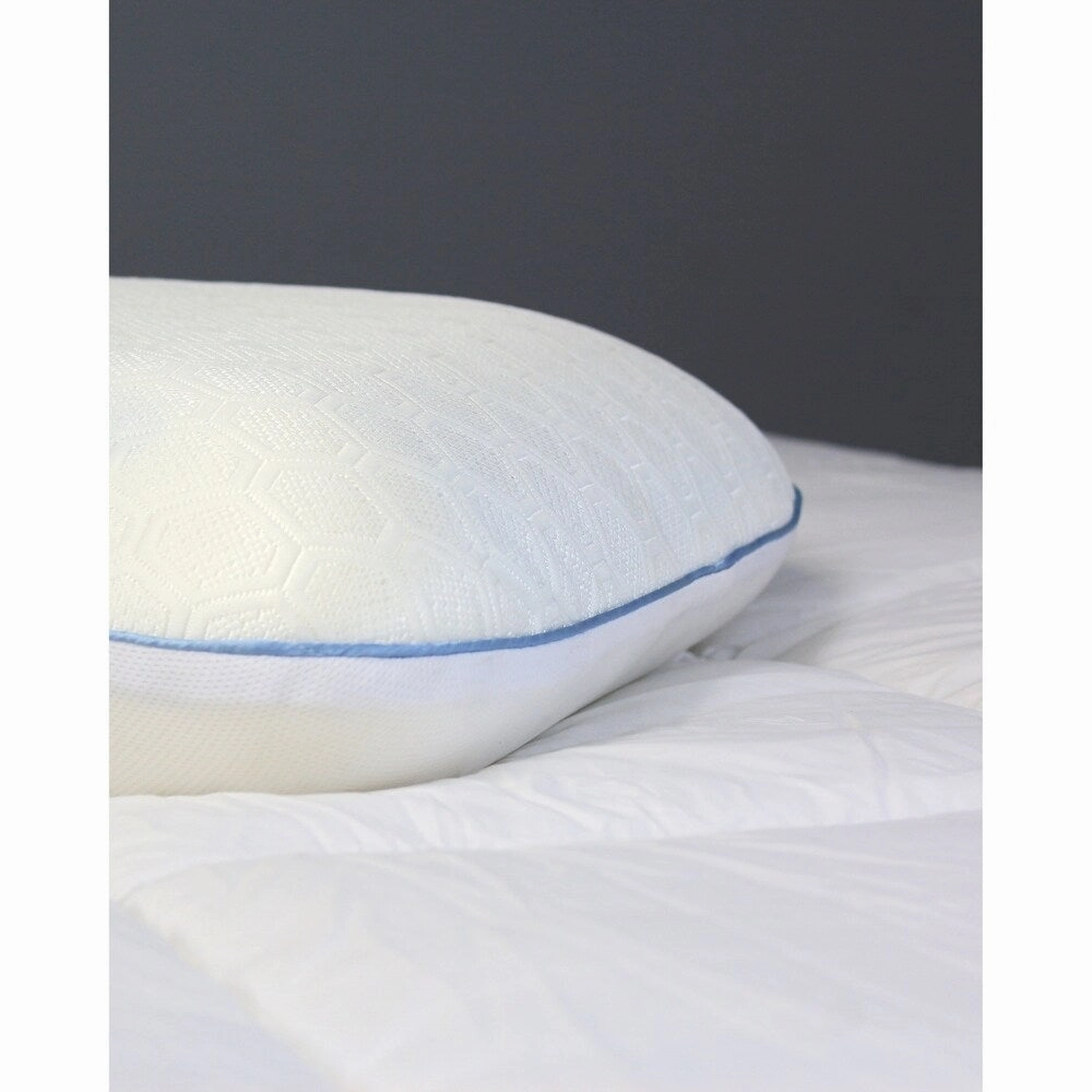 cooRX Cooling Memory Foam Pillow With Gel Pad - N/A