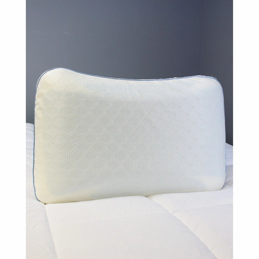 cooRX Cooling Memory Foam Pillow With Gel Pad - N/A