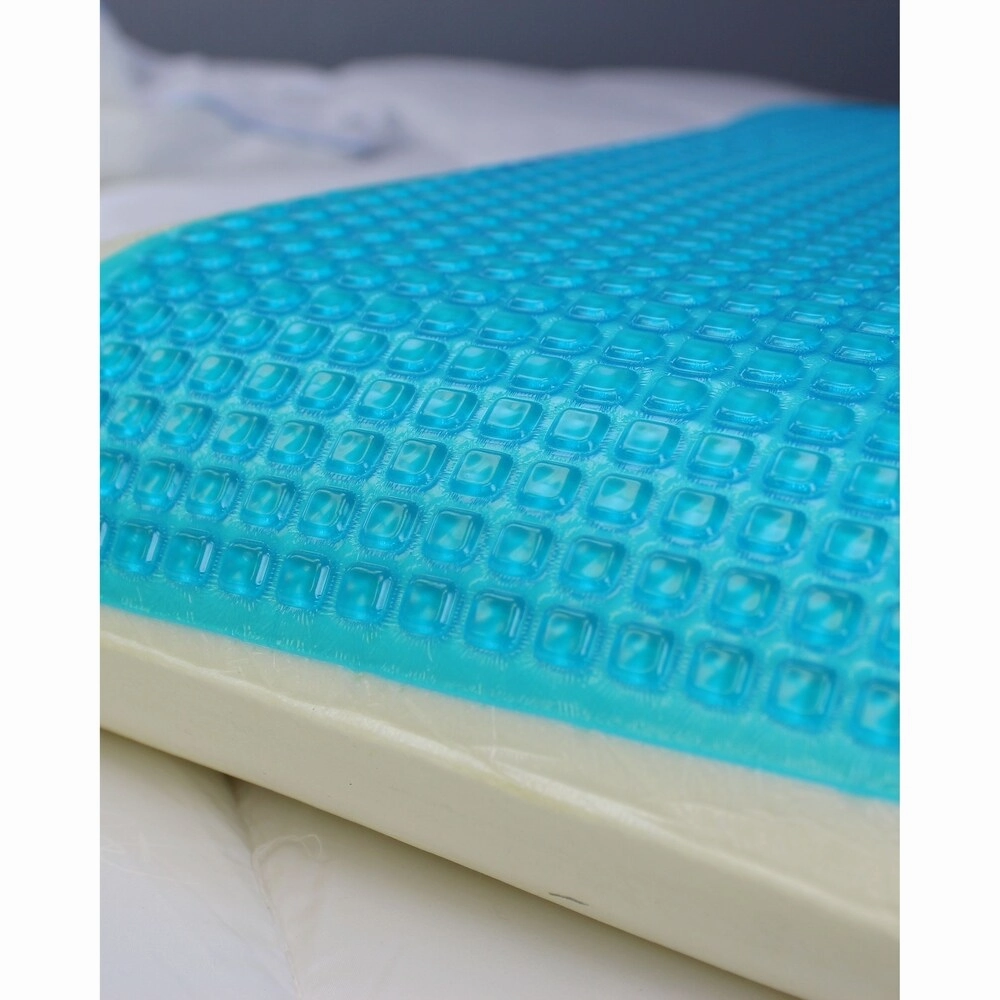cooRX Cooling Memory Foam Pillow With Gel Pad - N/A
