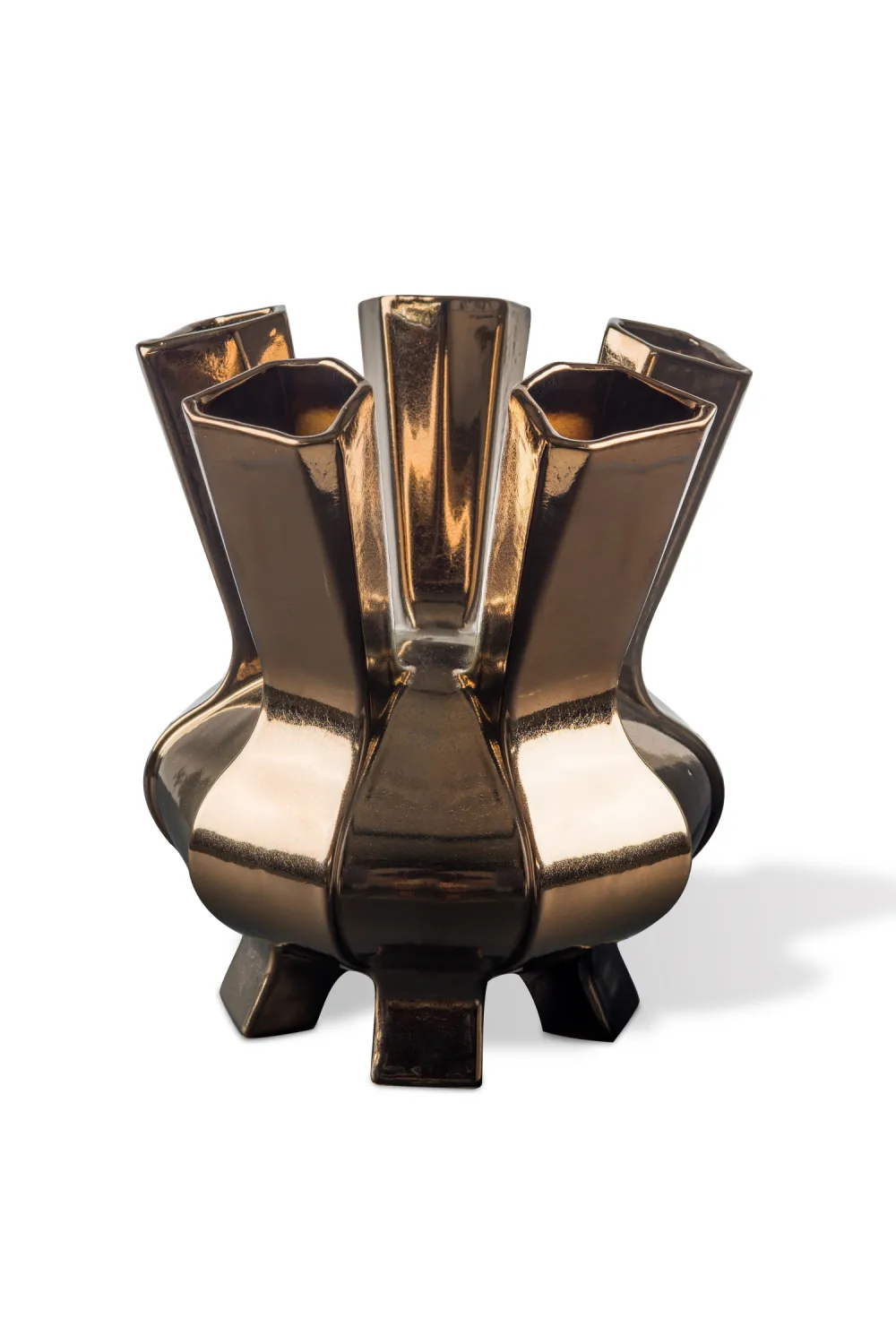 Copper Porcelain Vase | Pols Potten Puyi Vase,Glass Vase