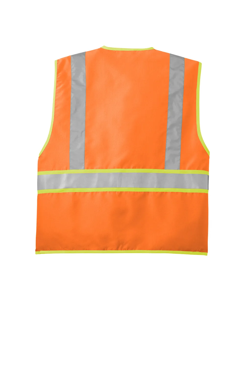 CornerStone Mens ANSI 107 Class 2 Safety Full Zip Vest - Safety Orange  Cheaper Clothing Cornerstone