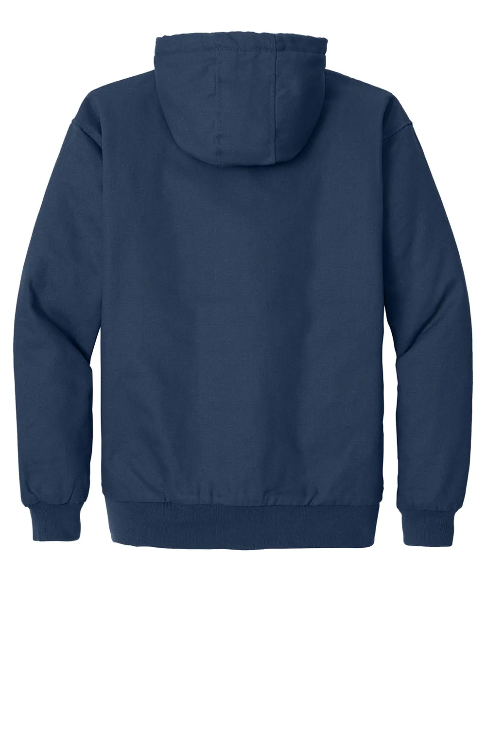 CornerStone Mens Duck Cloth Full Zip Hooded Jacket - Navy Blue  Cheaper Clothing Cornerstone