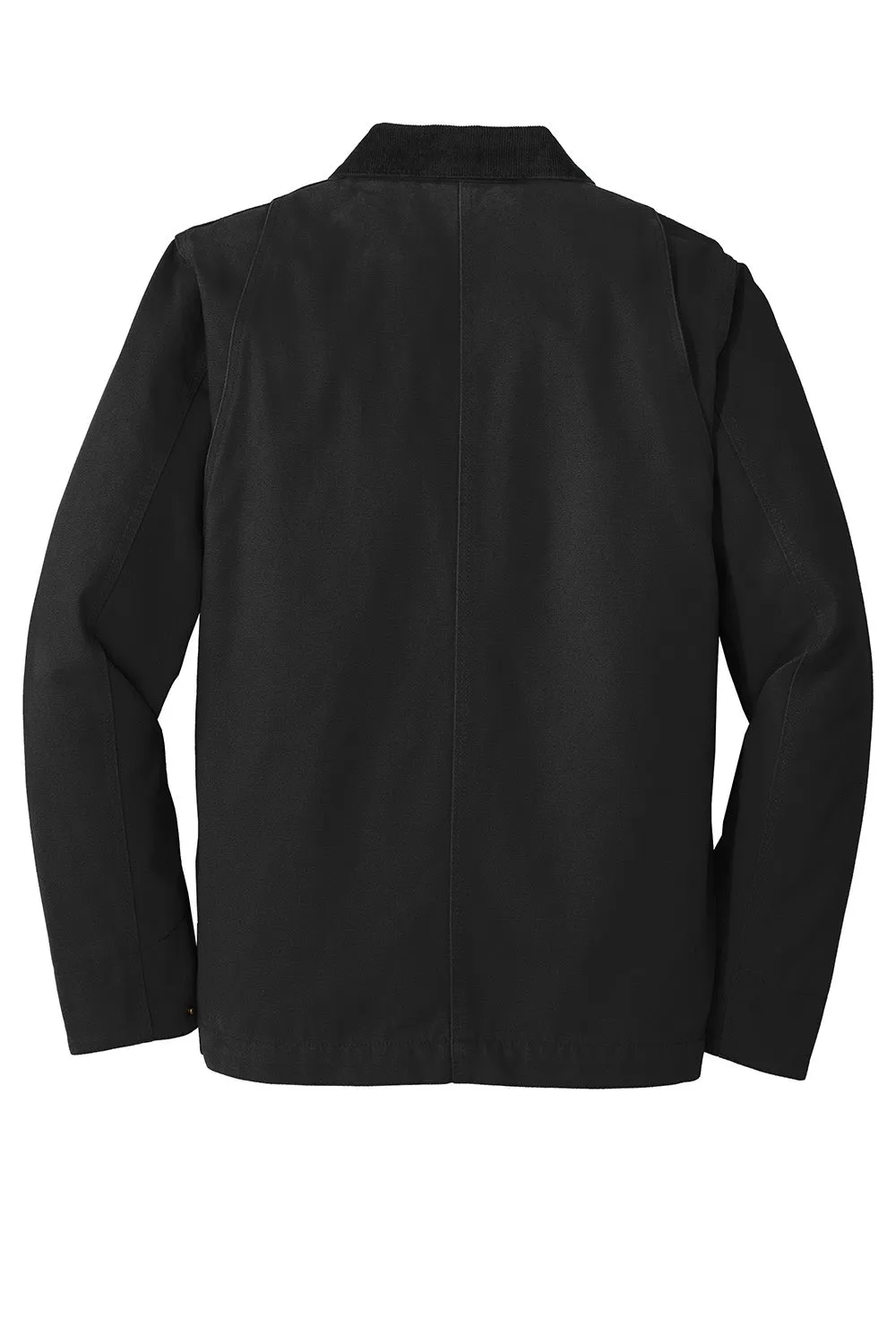 CornerStone Mens Duck Cloth Full Zip Jacket - Black - Closeout  Cheaper Clothing Cornerstone
