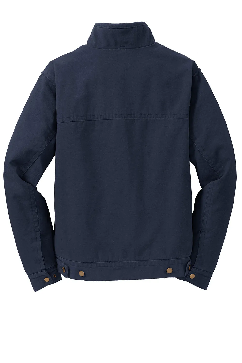 CornerStone Mens Duck Cloth Full Zip Jacket - Navy Blue  Cheaper Clothing Cornerstone