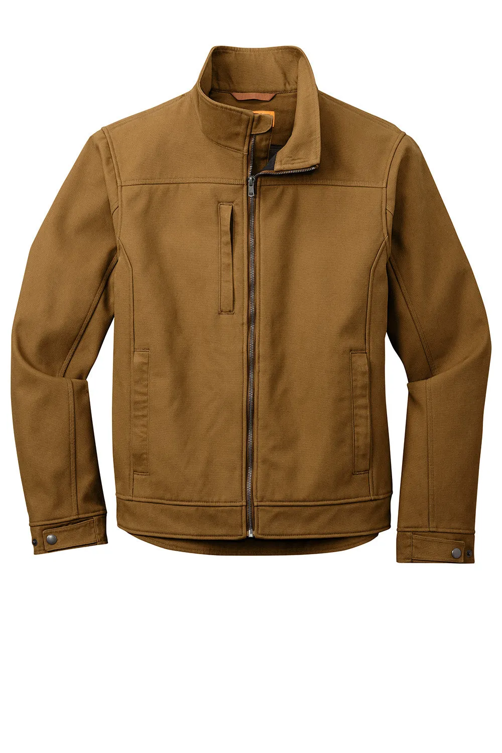CornerStone Mens Duck Cloth Water Resistant Full Zip Jacket - Duck Brown  Cheaper Clothing Cornerstone