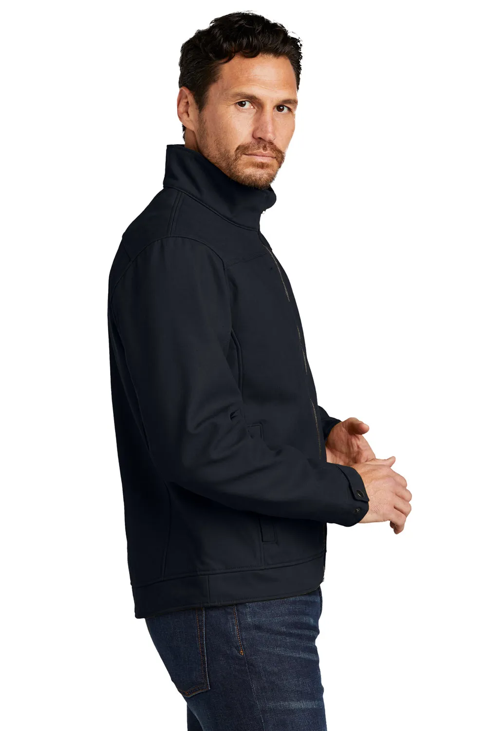 CornerStone Mens Duck Cloth Water Resistant Full Zip Jacket - Navy Blue  Cheaper Clothing Cornerstone