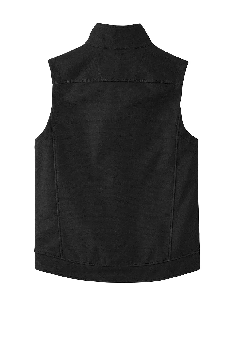 CornerStone Mens Duck Cloth Water Resistant Full Zip Vest - Black  Cheaper Clothing Cornerstone