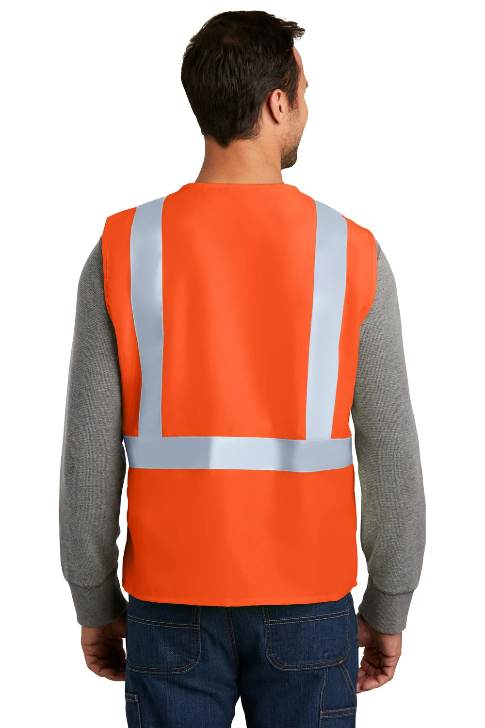 CornerStone Mens Enhanced Visibility Safety Vest - Safety Orange - Closeout  Cheaper Clothing Cornerstone