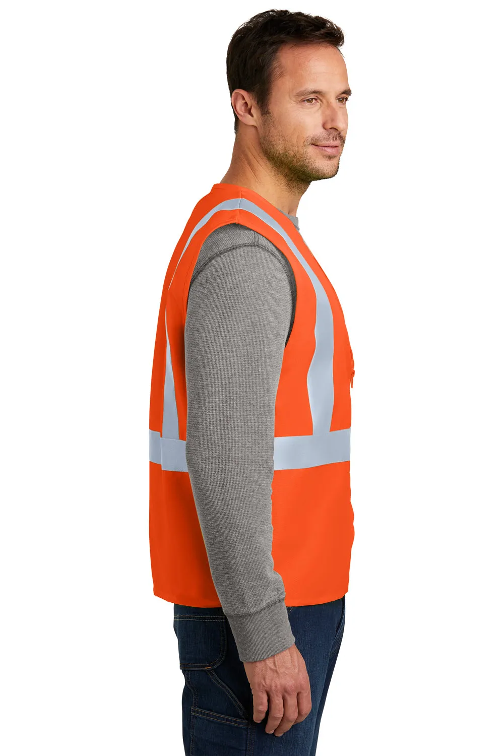 CornerStone Mens Enhanced Visibility Safety Vest - Safety Orange - Closeout  Cheaper Clothing Cornerstone