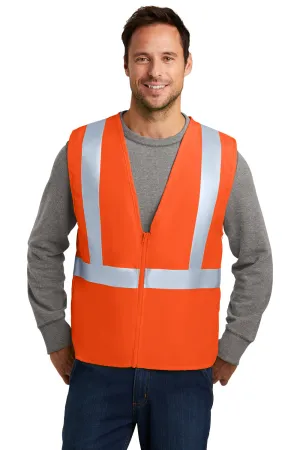 CornerStone Mens Enhanced Visibility Safety Vest - Safety Orange - Closeout  Cheaper Clothing Cornerstone
