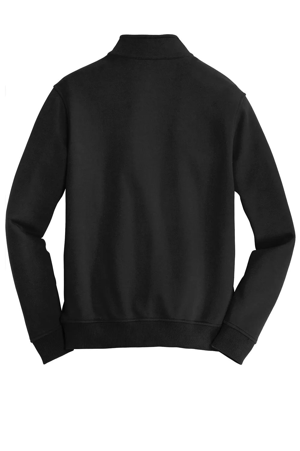 CornerStone Mens Fleece 1/4 Zip Sweatshirt w/ Pockets - Black  Cheaper Clothing Cornerstone