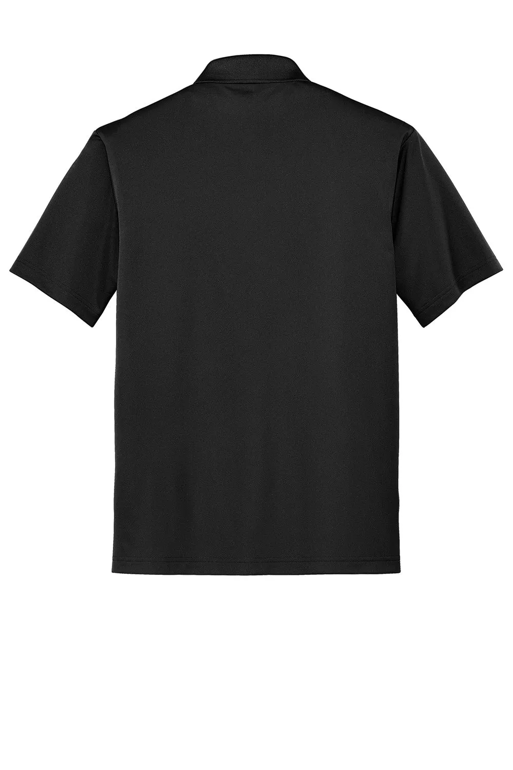 CornerStone Mens Gripper Moisture Wicking Short Sleeve Polo Shirt - Black  Cheaper Clothing Cornerstone