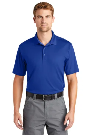 CornerStone Mens Gripper Moisture Wicking Short Sleeve Polo Shirt - True Royal Blue  Cheaper Clothing Cornerstone