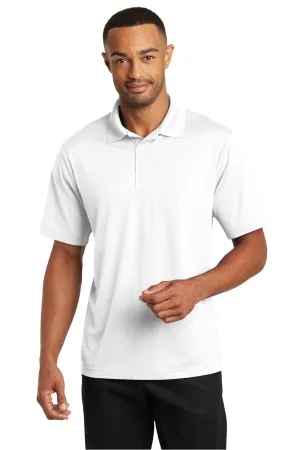 CornerStone Mens Gripper Moisture Wicking Short Sleeve Polo Shirt - White - Closeout  Cheaper Clothing Cornerstone