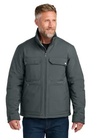 CornerStone Mens Insulated Workwear Soft Shell Full Zip Jacket - Iron Grey  Cheaper Clothing Cornerstone
