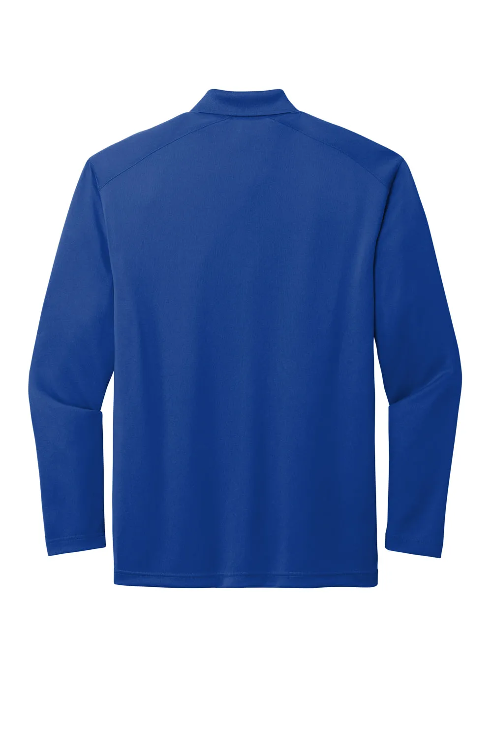 CornerStone Mens Select Moisture Wicking Long Sleeve Polo Shirt - Royal Blue  Cheaper Clothing Cornerstone