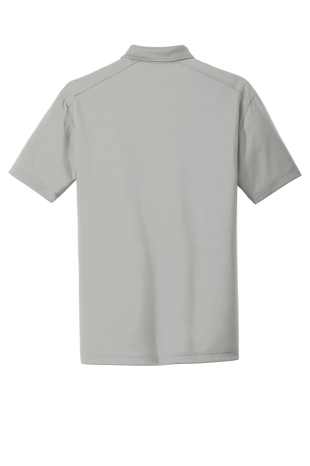CornerStone Mens Select Moisture Wicking Short Sleeve Polo Shirt - Light Grey  Cheaper Clothing Cornerstone