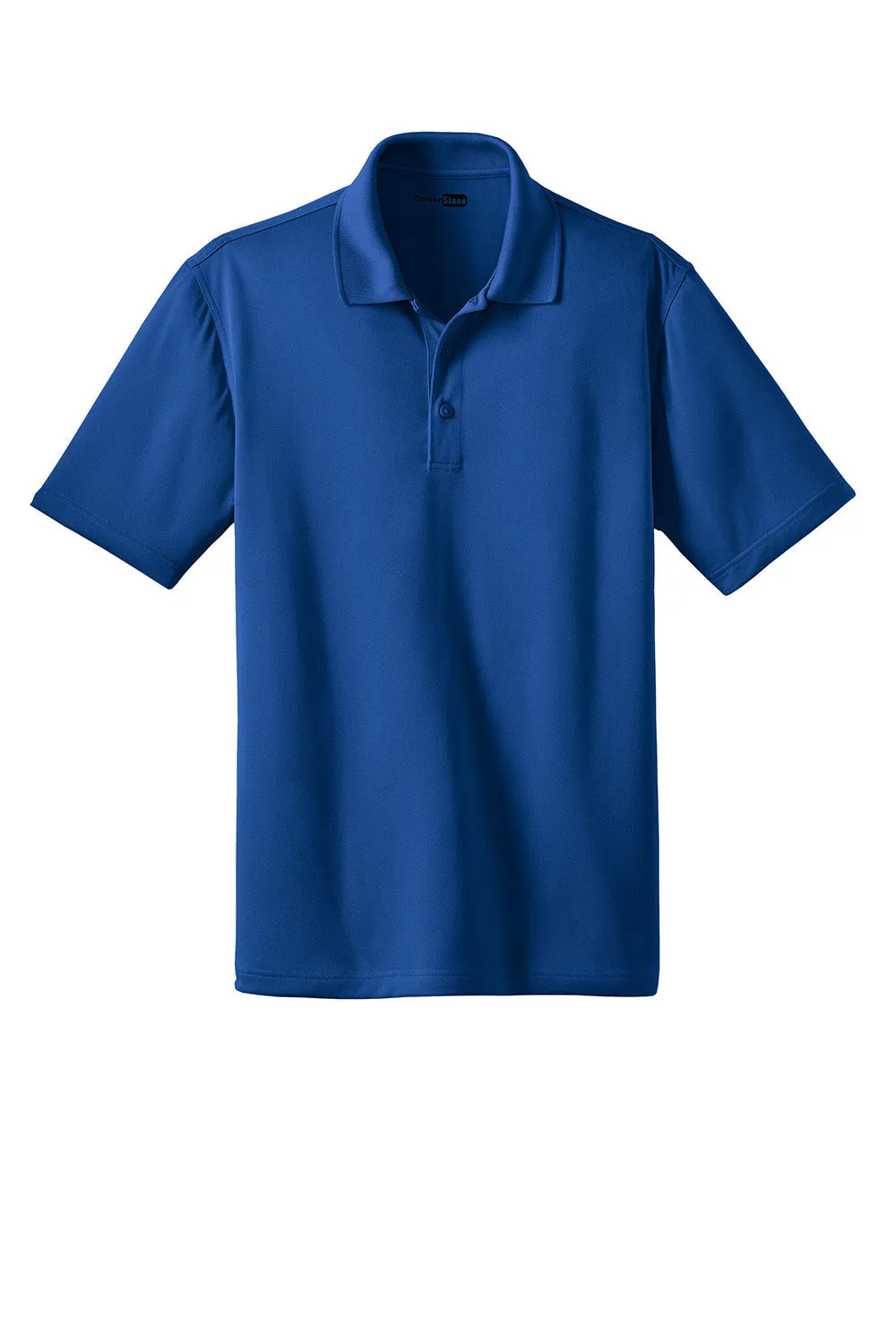 CornerStone Mens Select Moisture Wicking Short Sleeve Polo Shirt - Royal Blue  Cheaper Clothing Cornerstone